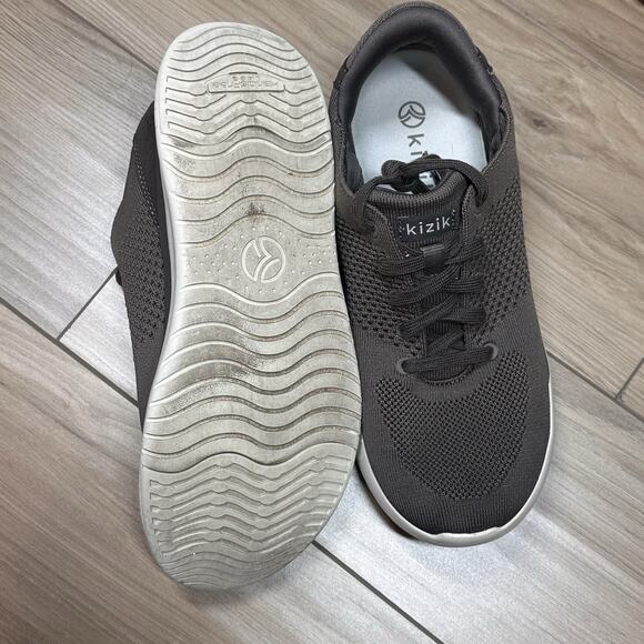 KIZIK Lima Shoes Size Men 9 / Womens 10.5 Unisex Gray Breathable Knit Hands Free - Picture 7 of 9